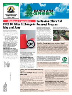 FREE Oil Filter Exchange in May and June Santa