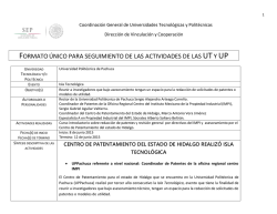 UP Pachuca - Coordinación General de Universidades