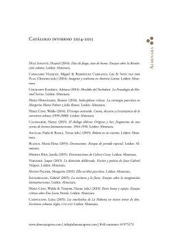 ALMENARA catálogo invierno 2014-15