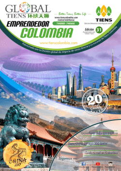 Revista - Tiens Colombia
