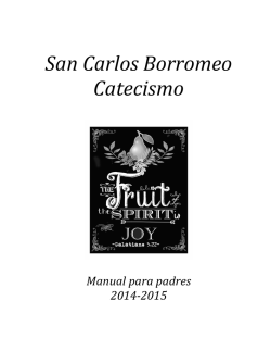 San Carlos Borromeo Catecismo