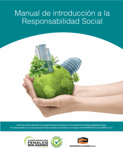 Manual de introducción a la Responsabilidad Social