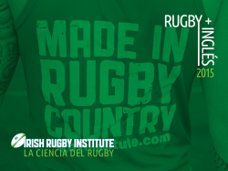 R+E Brochure 2015 Es - Irish Rugby Institute