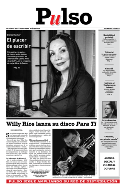 Willy Ríos lanza su disco Para Ti