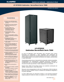 LP-R705XX Gabinetes ServerRack Serie 7000