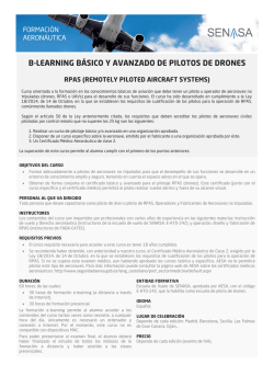 B-LEARNING BÁSICO Y AVANZADO DE PILOTOS DE