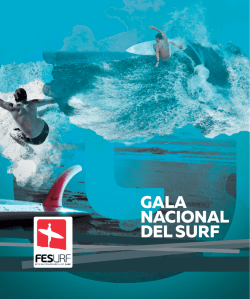 Dossier Patrocinio - Gala Nacional del Surf