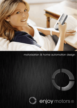motorization & home automation design