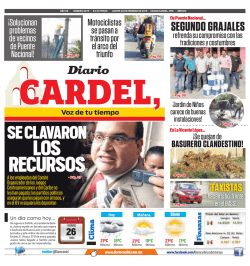 SE CLAVARON - Diario Cardel