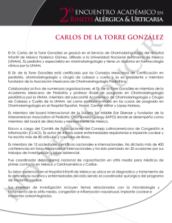 CARLOS DE LA TORRE GONZÁLEZ