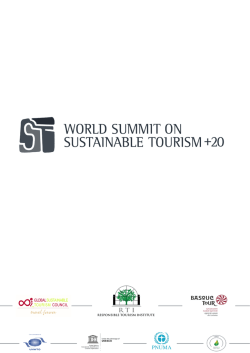 Carta Mundial del Turismo Sostenible +20