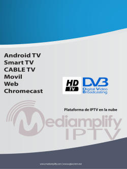 IPTV Brochure Mediamplify