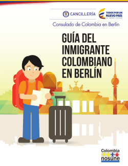 guía del inmigrante colombiano en berlín