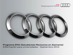 Programa EMA (Estudiantes Mexicanos en Alemania)