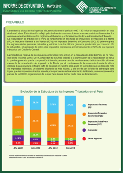 Informe de Coyuntura - Diagnóstico del Sistema Tributario Peruano