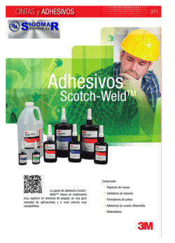 Adhesivos SCOTCH-WELD