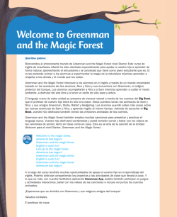 Welcome to Greenman and the Magic Forest