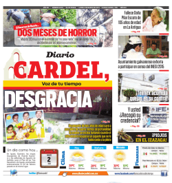 DOS MESES DE HORROR - Diario Cardel