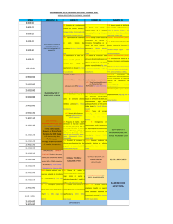 p1 cronograma de ponencias (local - centro cultural