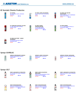 KF Kontakt Chemie Productos Sprays GIVRELEC Sprays