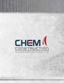 Catálogo - Chem Construction