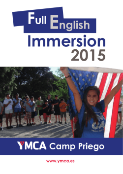 Full English Immersion | YMCA Camp Priego
