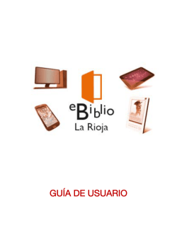 Manual de uso - Biblioteca de La Rioja