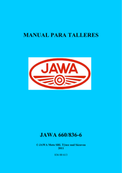 MANUAL PARA TALLERES JAWA 660/836-6