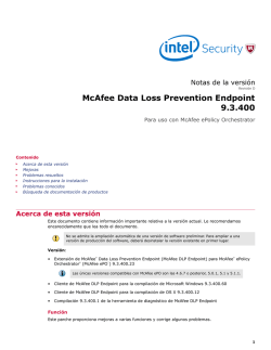McAfee Data Loss Prevention Endpoint 9.3.400