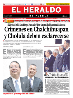 Reflexiones - El Heraldo de Puebla