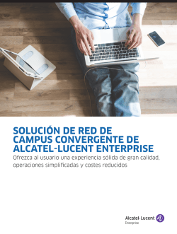 Solución de red de campus convergente - Alcatel