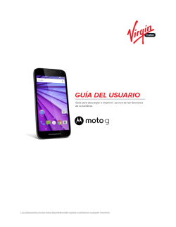 Guía del Usuario de Motorola Moto G: Guía para