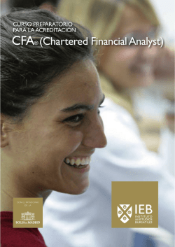 CFA Junio 2015.indd - Instituto de Estudios Bursátiles