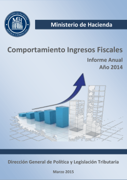Informe Ingresos Fiscales Año 2014 Nuevo