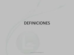 TEMA 1 DEFINIDIONES - INICIO | Autoescuela Digital