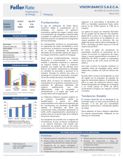 Informe Visión Banco - 2015 03