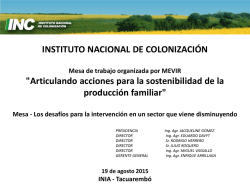 Instituto Nacional de Colonización (INC)