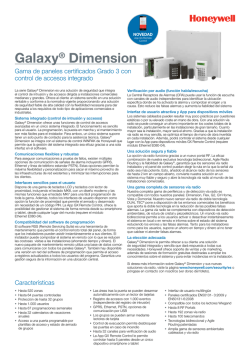 Galaxy® Dimension - Honeywell Security