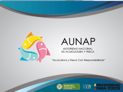 Investigaciones en Acuicultura Desarrolladas por la UNAP.