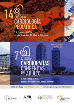 Programa - 7º Curso de Cardiopatías Congénitas del Adulto 2015