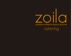 Descargar carta completa de Zoila Catering