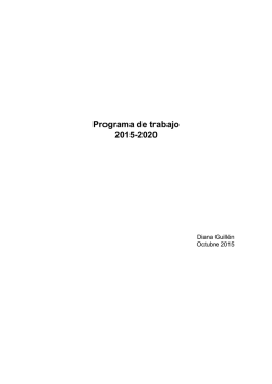 Guillén-Programa de Trabajo 2015-2020