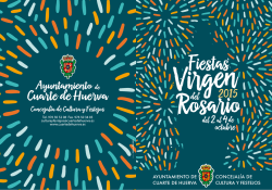 Fiestas Rosario 2015 web - Ayuntamiento de Cuarte de Huerva