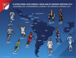 Mapa de jugadores nacidos en Latinoamérica
