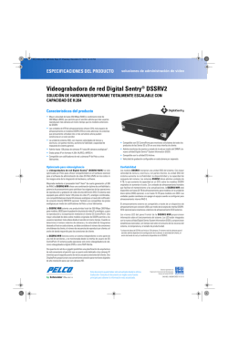 Digital Sentry DSSRV2 Network Video Recorder_ES_spec