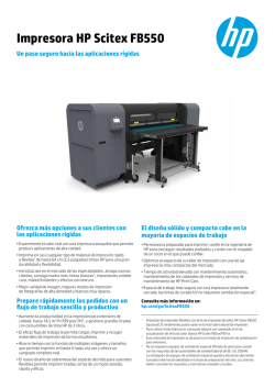 Impresora HP Scitex FB550