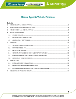 Manual Agencia Virtual - Personas
