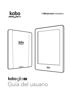 Guía del usuario de Kobo Glo HD