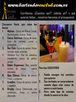 BarClubCocuyero - Bartender En Club