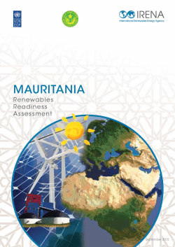 Mauritania: Renewables Readiness Assessment